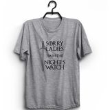 The Fame Box Game Of Thrones, Sorry Ladies, Dizi Tişört - 3XL - Gri