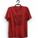 The Fame Box Game Of Thrones, Sorry Ladies, Dizi Tişört - XXL - Kırmızı