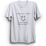 The Fame Box Louistomlinson, Everything Is Great, Walls Tişört - 3XL - Beyaz