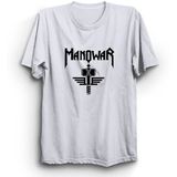 The Fame Box Manowar, Rock, Metal Tişört - Beyaz - XXL
