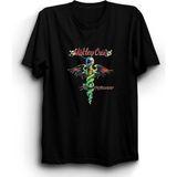The Fame Box Mötley Crüe, Dr Feelgood, Rock, Metal Tişört - 5XL - Siyah