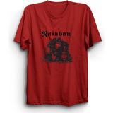 The Fame Box Rainbow, Rock'n Roll, Rock, Metal Tişört - 3XL - Kırmızı