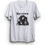 The Fame Box Rainbow, Rock'n Roll, Rock, Metal Tişört - XXL - Beyaz
