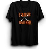 The Fame Box Stronger Together, Kürek Takımı Tişört - 4XL - Siyah