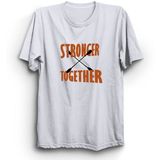 The Fame Box Stronger Together, Kürek Takımı Tişört - Beyaz - 4XL