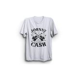 The Fame Cash Guitar Rock N Roll Beyaz Kadın T-shirt