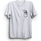 The Fame Cepte Tarak Makas Kuaför Hair Designer Hairdresser Coiffeur Beyaz Kadın T-shirt