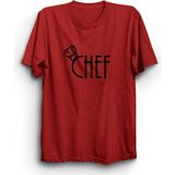 The Fame Chef Şef Aşçı Cook Kırmızı Kadın T-shirt