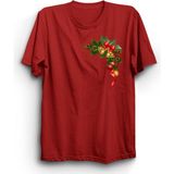 The Fame Christmas Tree Ornament Noel Ağacı Yeni Yıl Yılbaşı Kırmızı Kadın T-shirt