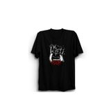 The Fame Coca Pooh Mizah Siyah Kadın T-shirt