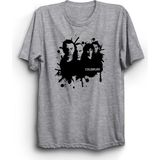 The Fame Coldplay, Black Design, Rock Metal Müzik Grubu %100 Pamuk Tişört - 3XL - Gri