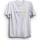 The Fame Coldplay, Moon Phases, Rock Metal Müzik Grubu Pamuk Tişört - 4XL - Beyaz