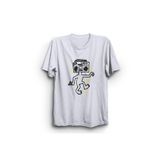 The Fame Dancing Radio Rock Metal Head Beyaz Kadın T-shirt