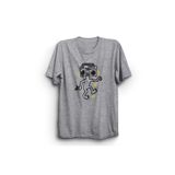 The Fame Dancing Radio Rock Metal Head Gri Kadın T-shirt