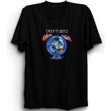 The Fame Deep Purple, World, Rock Metal Müzik Grubu Tişörtü - 2XL - Siyah