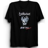 The Fame Destruction, Metal, Rock Metal Müzik Grubu Pamuk Tişört - Siyah - XS