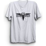 The Fame Dimmu Borgir, Logo V2, Rock Metal Müzik Grubu Tişörtü - Beyaz - 3XL