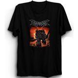 The Fame Dismember Rock Metal Müzik Grubu Siyah Kadın T-shirt