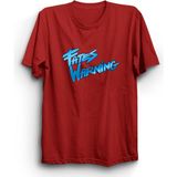 The Fame Fates Warning, Logo, Rock, Metal Grup Tişörtü - 4XL - Kırmızı