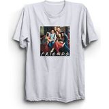 The Fame Friends Ressamlar Mizah Beyaz Kadın T-shirt
