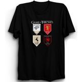 The Fame Game Of Thrones, Flags, Dizi Tişört - XS - Siyah