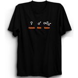 The Fame Gamer Oyun Game Konsol Oyuncu Siyah Kadın T-shirt