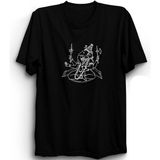 The Fame Ganeşa Şiva Ganesha Shiva Hanuman Hinduizm Hint Siyah Kadın T-shirt