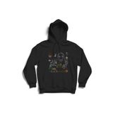 The Fame Gghibliiii Line Tootooroo, Anime, Manga Kapüşonlu Sweatshirt Hoodie Siyah 5XL