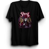 The Fame Ghost Papa Rock Metal Grup Siyah Kadın T-shirt