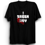 The Fame Green Day Hug Rock Metal Grup Siyah Kadın T-shirt