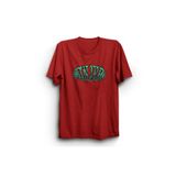 The Fame Green Logo Rock Metal Müzik Grubu Kırmızı Kadın T-shirt
