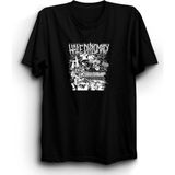 The Fame Hate Diplomacy Rock Metal Grup Siyah Kadın T-shirt