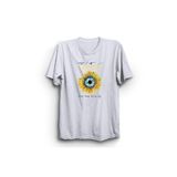 The Fame Hey Hey Rise Up Sunflower Rock Metal Müzik Grubu Beyaz Kadın T-shirt