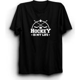 The Fame Hockey Hokey Siyah Spor Kadın T-shirt