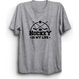 The Fame Hockey Hokey Spor Gri Kadın T-shirt