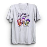 The Fame Huntriiix Ramyeon,K-Popp Demon H, Noodle Baskılı Unisex,%100 Pamuk Tişört, Beyaz, 5XL