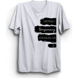 The Fame Imagine Dragons, Birds, Everything Is Temporary,everything Will Slide Tişört - Beyaz