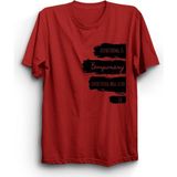 The Fame Imagine Dragons, Birds, Everything Is Temporary,everything Will Slide Tişört - Kırmızı - 3XL