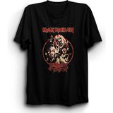 The Fame Iron Maiden, Number Of The Beast, Rock Metal Tişört - Siyah