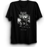 The Fame Iron Maiden, The Trooper, Rock Metal Tişört - XL - Siyah