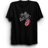 The Fame It's Only Rock N' Roll, The Rolling Stones, Rock Metal Grup Tişörtü - Siyah