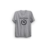 The Fame Karga Temalı Logo Rock Band Gri Kadın T-shirt
