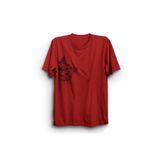 The Fame Kenardan Bakan Kedi Cat Animal Kırmızı Kadın T-shirt