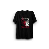 The Fame Kill My Mind Louis Siyah %100 Pamuk Kadın T-shirt