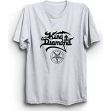 The Fame King Diamond, Pentagram, Rock Metal Grup Tişörtü - 2XL - Beyaz
