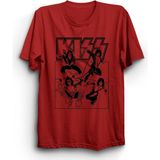 The Fame Kiss, All, Rock Metal Grup Tişörtü - 2XL - Kırmızı