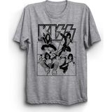 The Fame Kiss, All, Rock Metal Grup Tişörtü - 4XL - Gri