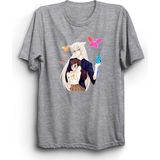The Fame Kiss Kamisama Hajimemashita Manga Anime Gri Kadın T-shirt