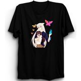 The Fame Kiss Kamisama Hajimemashita Manga Anime Siyah Kadın T-shirt