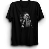 The Fame Kızılderili Indian Siyah Kadın T-shirt
